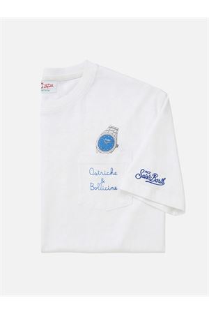 T-Shirt Austin Uomo In Cotone Con Tasca Frontale MC2 SAINT BARTH | T-shirt | AUS000104294L